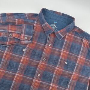 Kuhl Mens XL Button Down Shirt Long Sleeve Plaid‎ Outdoor Casual Top